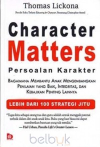 CHARACTER MATTERS
