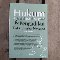 Hukum Administrasi Negara dan Pengadilan Tata Usaha Negara