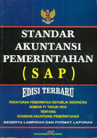 Standar Akuntansi Pemerintahan ( S A P )